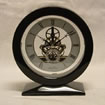 Round Black Clock